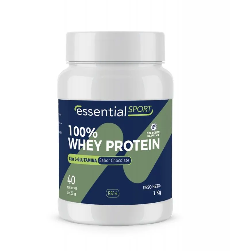 100% WHEY PROTEIN con L-Glutamina, sabor chocolate (40 raciones).
-ES14