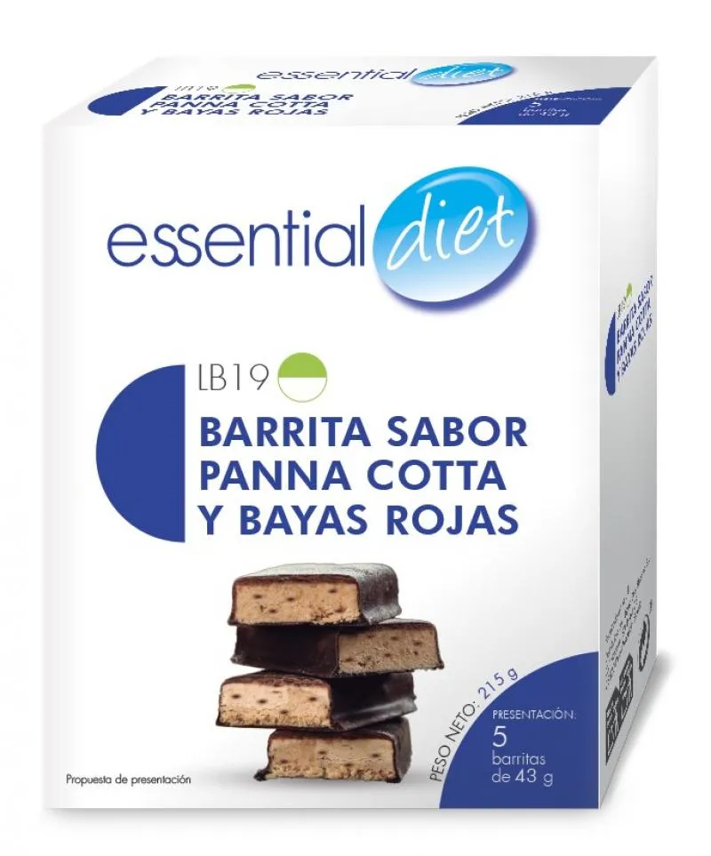 BARRITA SABOR PANNA COTTA Y BAYAS ROJAS -LB19 BARRITA SABOR PANNA COTTA Y BAYAS ROJAS -LB19