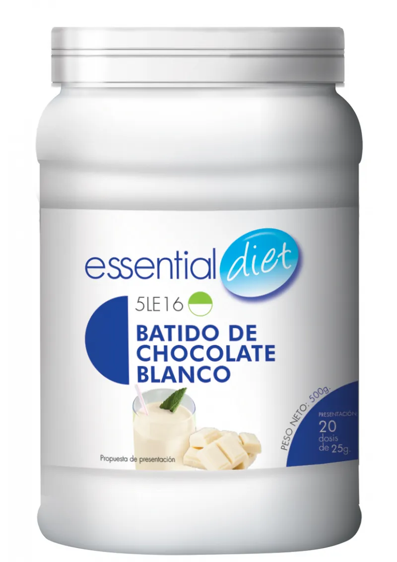 BATIDO DE CHOCOLATE BLANCO 500G (20 raciones)-5LE16 BATIDO DE CHOCOLATE BLANCO 500G (20 raciones)-5LE16