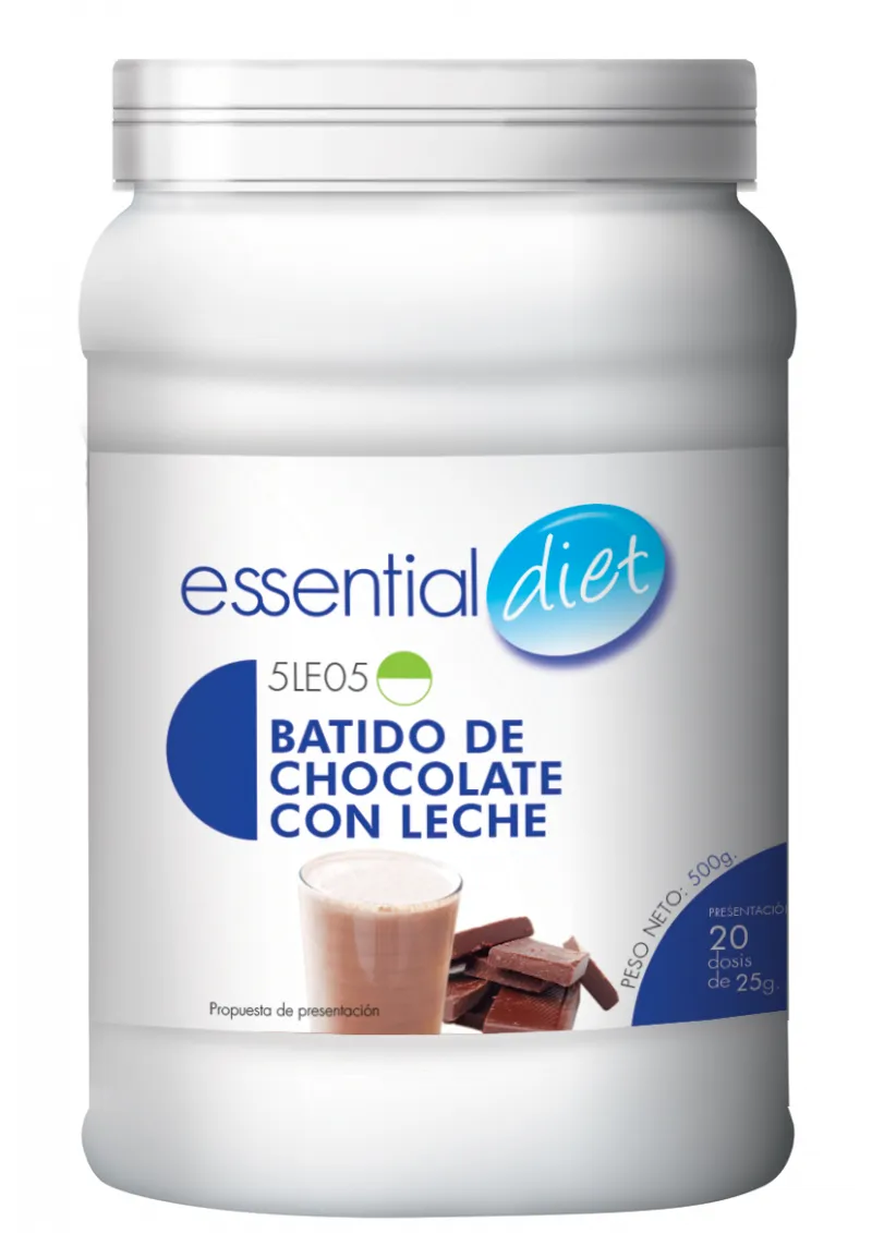 BATIDO DE CHOCOLATE CON LECHE 500G (20 raciones)-5LE05 BATIDO DE CHOCOLATE CON LECHE 500G (20 raciones)-5LE05