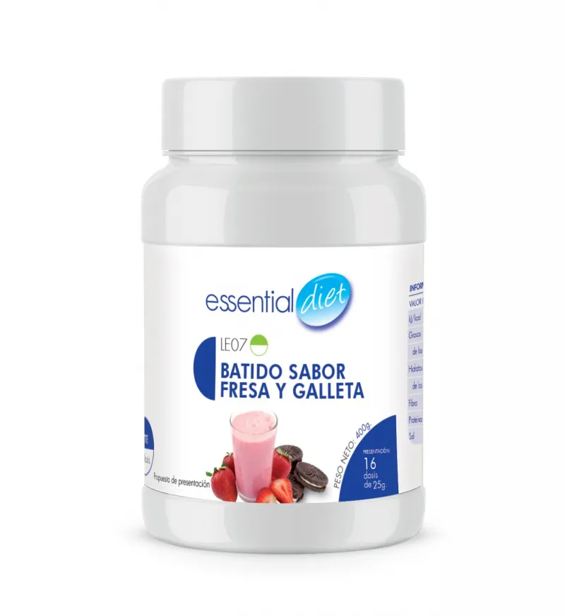 BATIDO DE FRESA-GALLETA CHOCOLATE FE (16 raciones)-LE07 BATIDO DE FRESA-GALLETA CHOCOLATE FE (16 raciones)-LE07