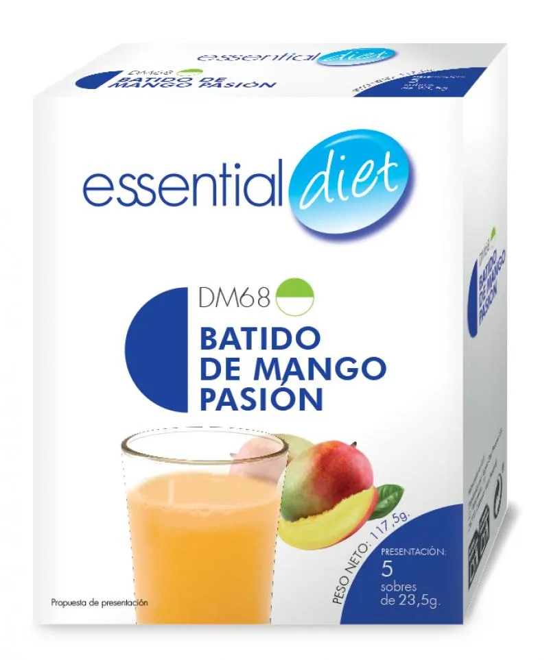Batido sabor mango pasión (5 raciones).-DM68