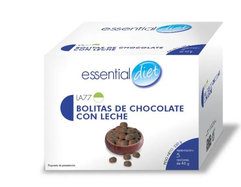 Bolitas de chocolate con leche (5 raciones).-LA77