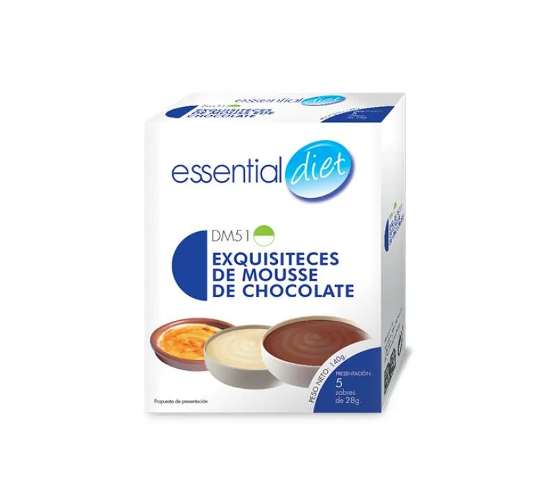 Exquisiteces de mousse de chocolate (5 raciones).-DM51