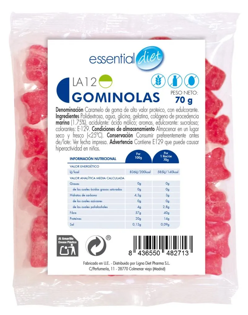 GOMINOLA FRESA (1 ración)-LA12 GOMINOLA FRESA (1 ración)-LA12