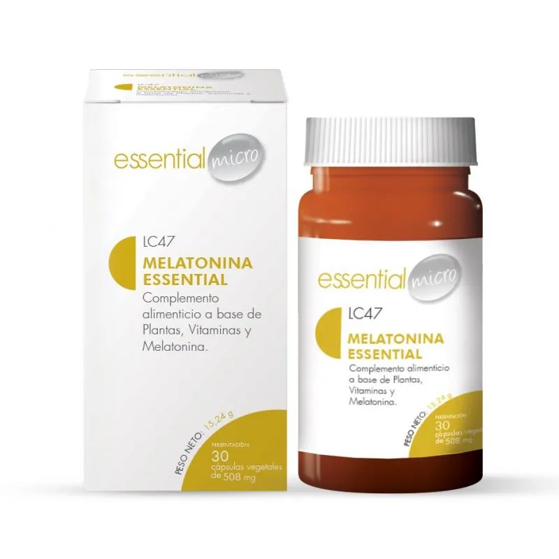 Melatonina Essential (30 cápsulas vegetales).-LC47