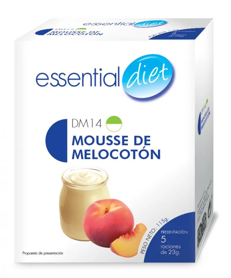 Mousse de melocotón (5 raciones).-DM14