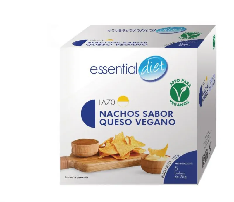 Nachos sabor queso vegano (5 raciones).-LA70