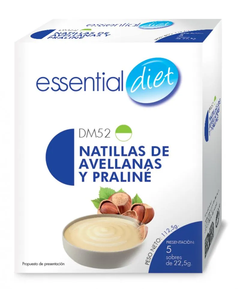 NATILLAS DE AVELLANAS Y PRALINE (5 raciones)-DM52 NATILLAS DE AVELLANAS Y PRALINE (5 raciones)-DM52