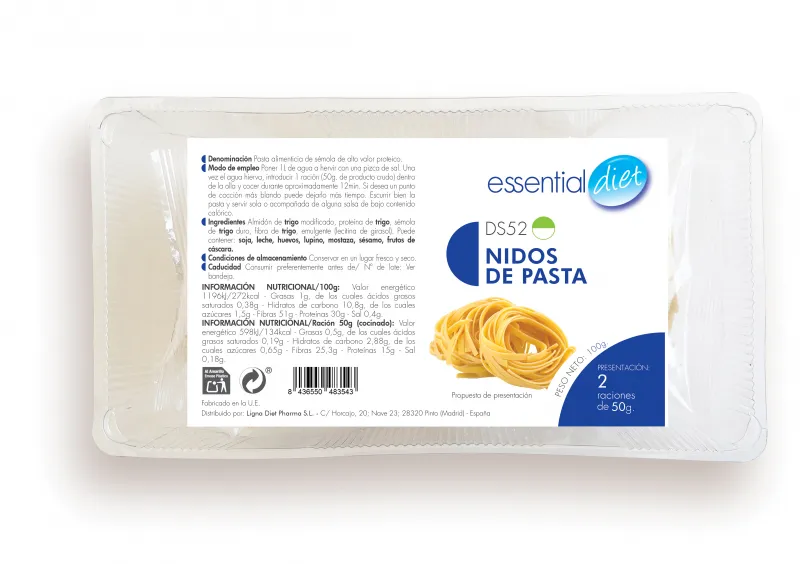 Nidos de pasta (2 raciones).-DS52