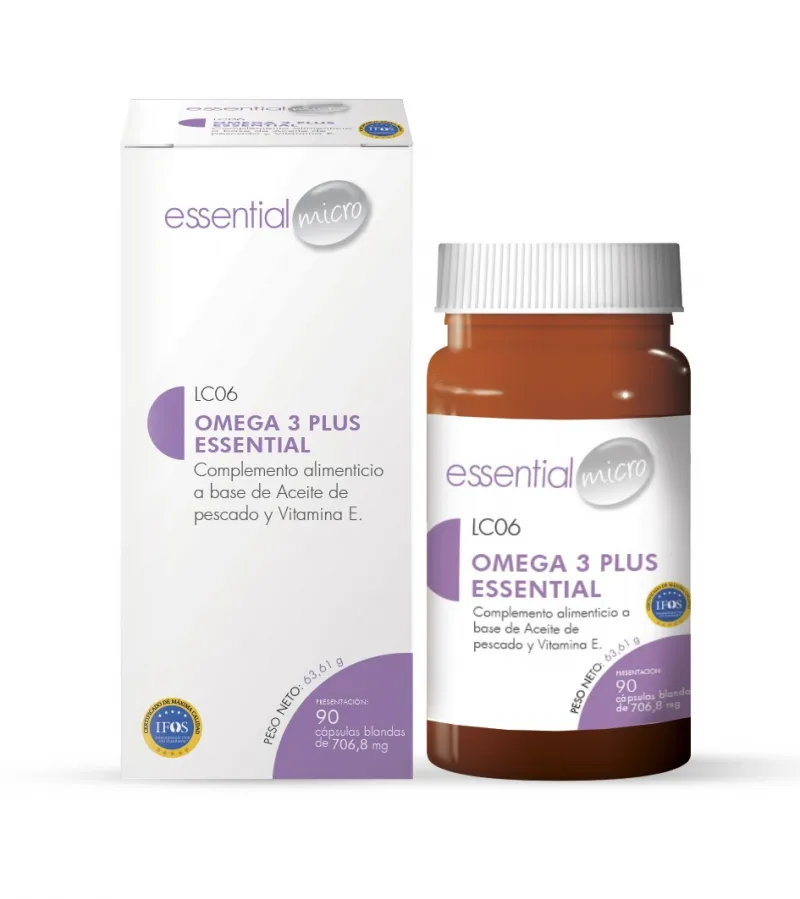 Omega 3 Essential Plus (90 cápsulas)-LC06