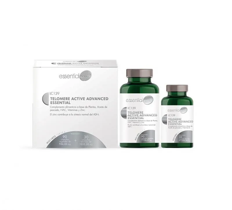 TELOMERE ACTIVE ADVANCED ESSENTIAL (90 cápsulas +30 perlas)-LC129 TELOMERE ACTIVE ADVANCED ESSENTIAL (90 cápsulas +30 perlas)-LC129