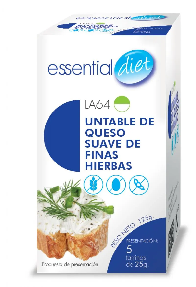 UNTABLE DE QUESO SUAVE A LAS FINAS HIERBAS (5 raciones)-LA64 UNTABLE DE QUESO SUAVE A LAS FINAS HIERBAS (5 raciones)-LA64